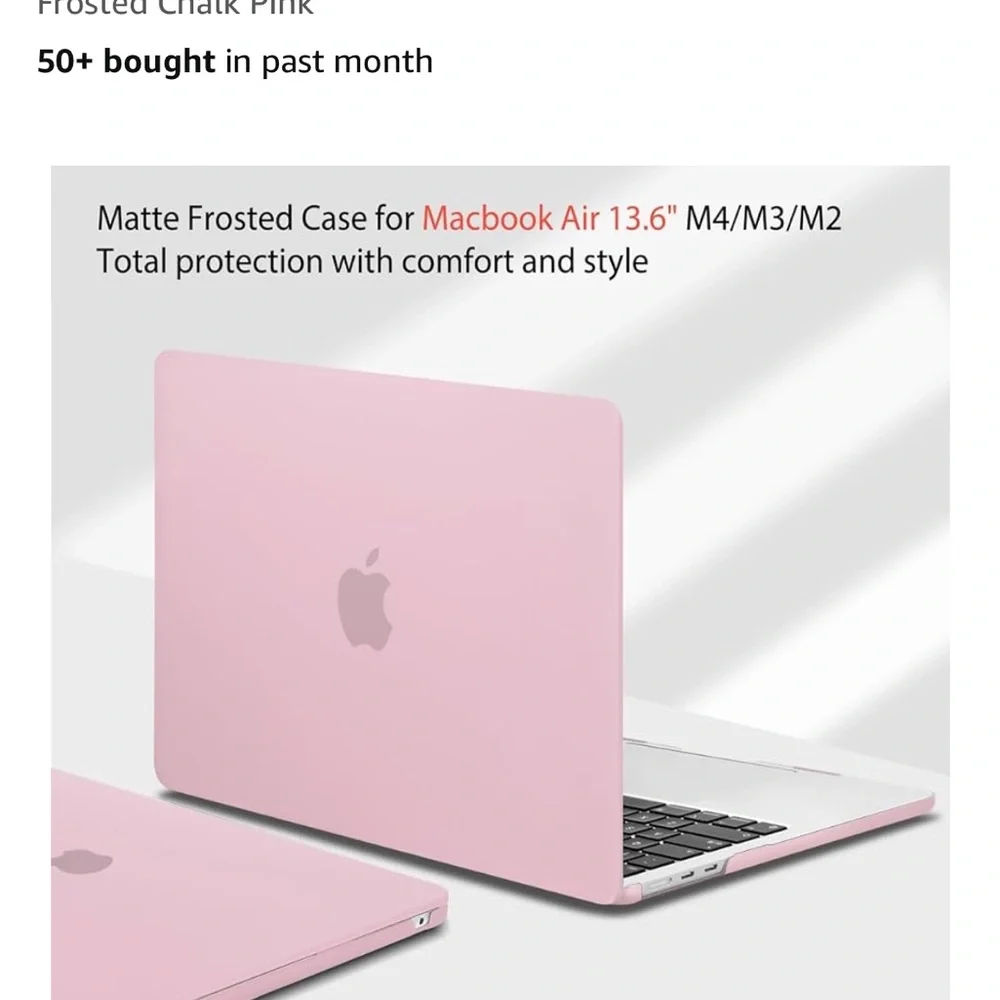 Apple MacBook Air Pink Lightweight Laptop case